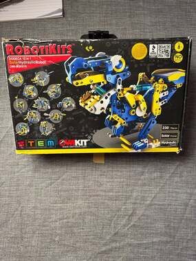 OWI RobotiKits Dodeca 12-in-1 Solar Hydraulic Robot STEM Building Kit OWI-MSK618